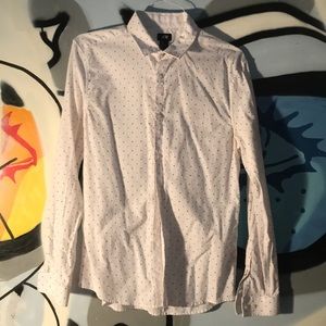 H&M dotted long sleeve button down
